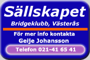 Sllskapet Vsterss Adress och tfn.