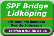 SPF Bridge Lidkpings Adress och tfn.